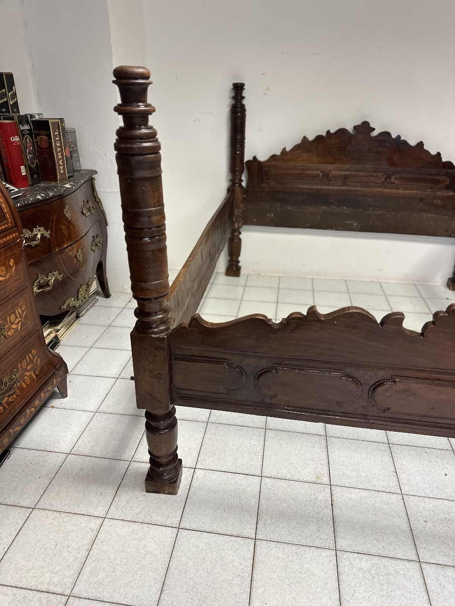 Lit double émilien-bolaoui. XVIIe siècle-photo-5