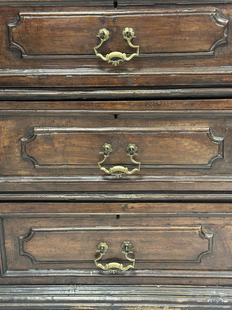 Three-drawer Sideboard From Emilia, 17th Century-photo-4