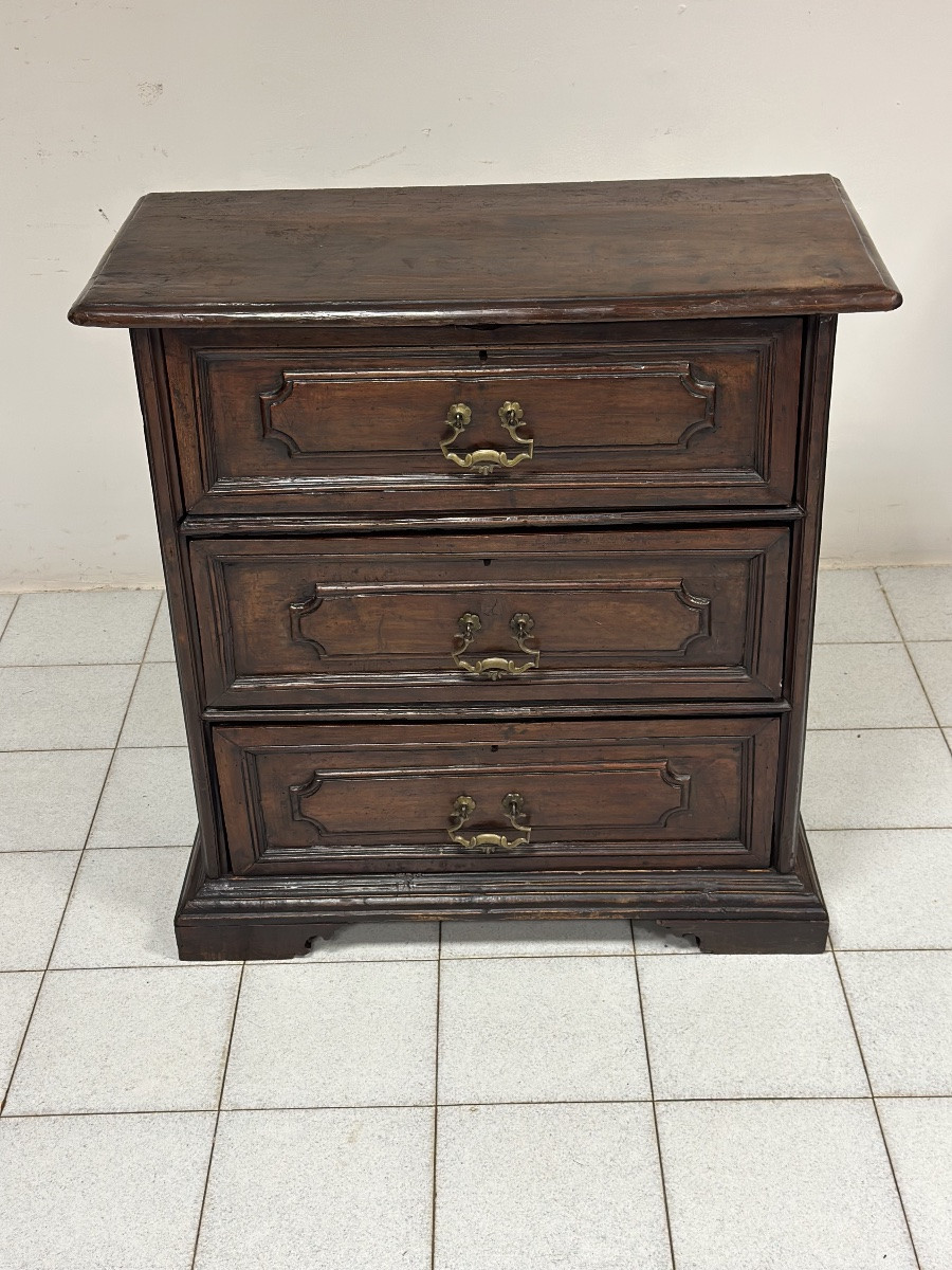 Three-drawer Sideboard From Emilia, 17th Century-photo-2