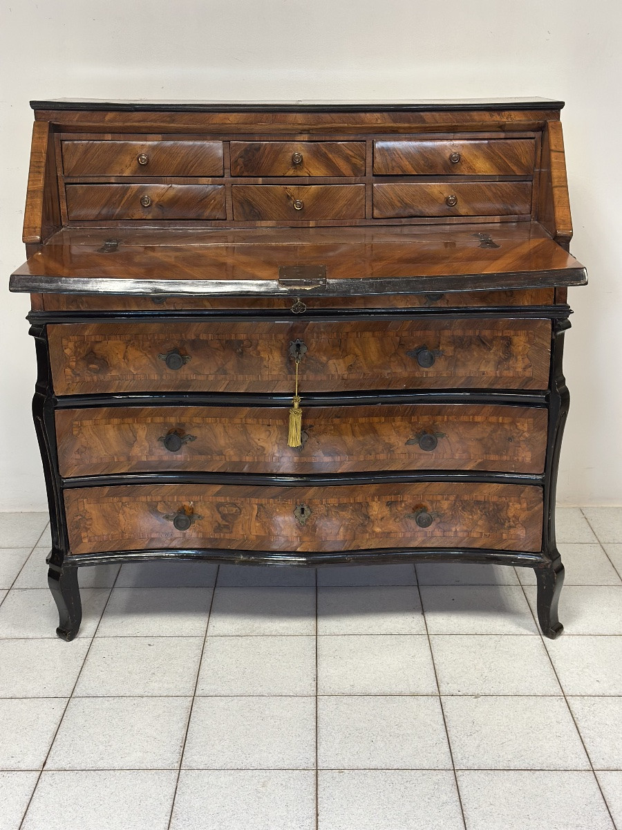 Lombard Louis XV Chest Of Drawers. Milan, 18th Century-photo-4