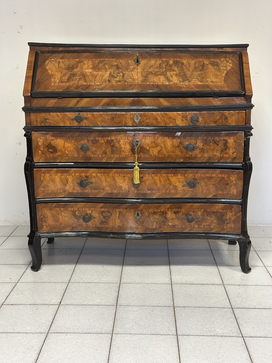 Lombard Louis XV Chest Of Drawers. Milan, 18th Century-photo-1