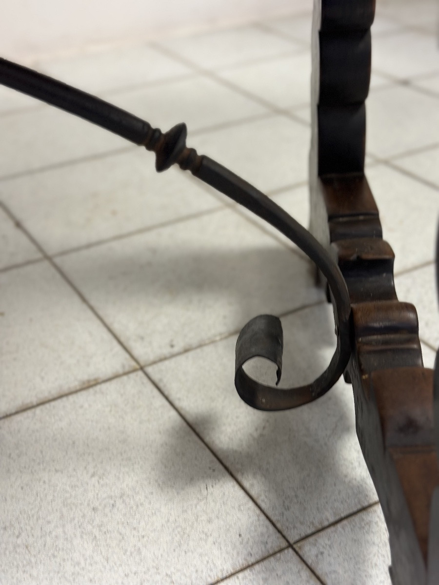 Louis XIV Walnut Refectory Table. Lombardy, 1600s Era-photo-4