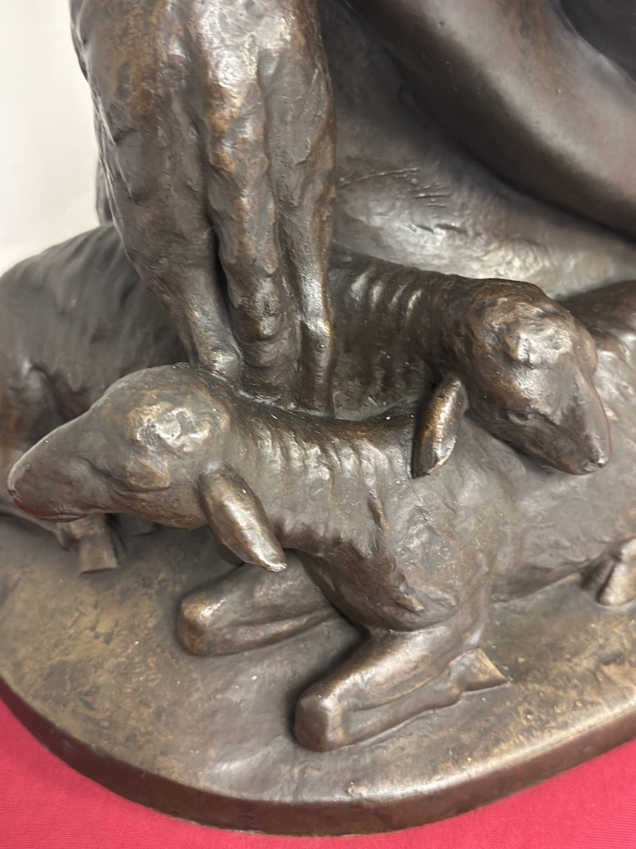 Bronze Sculpture, Lost-wax Casting, Early 20th Century-photo-2