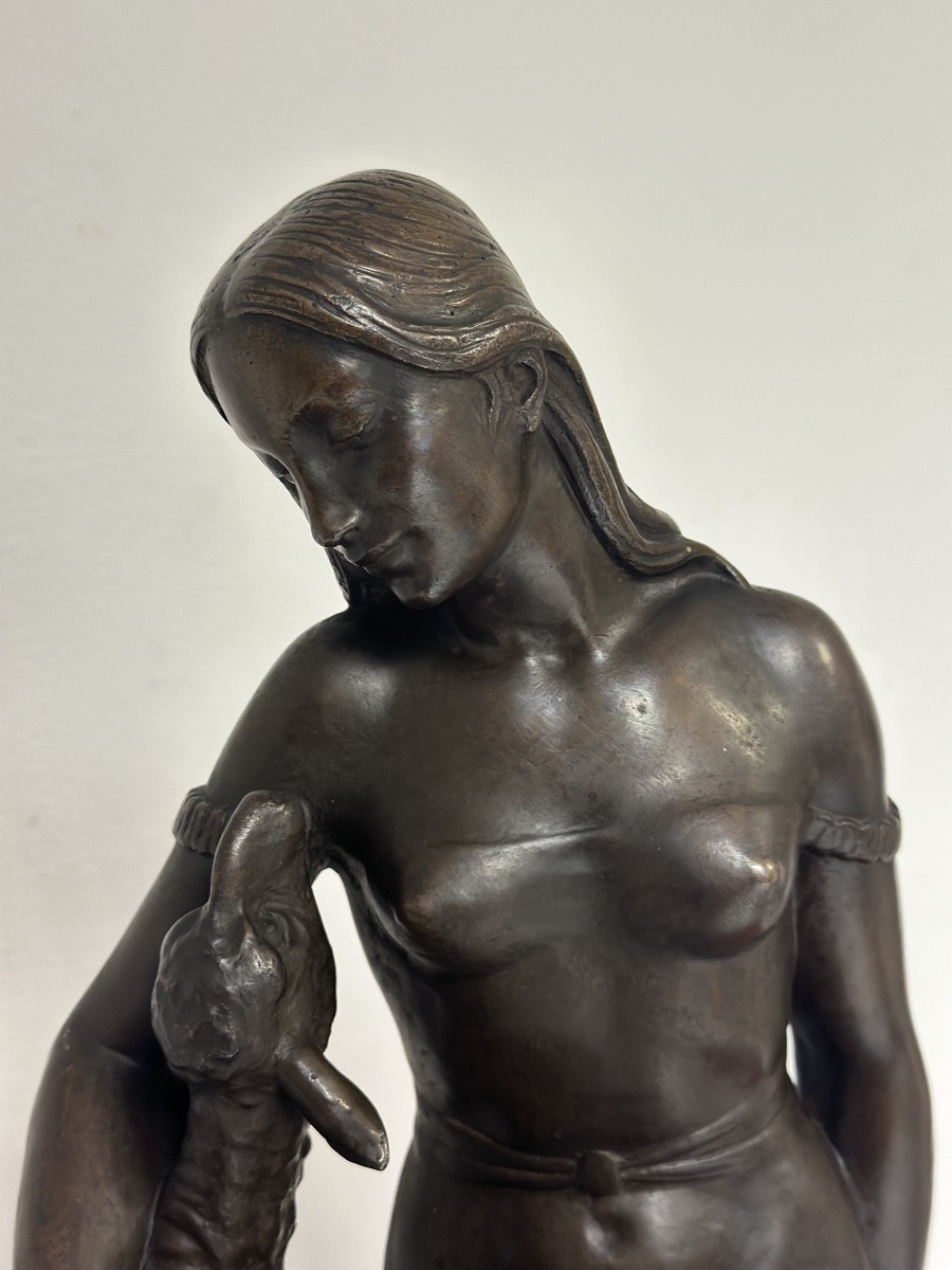 Bronze Sculpture, Lost-wax Casting, Early 20th Century-photo-3