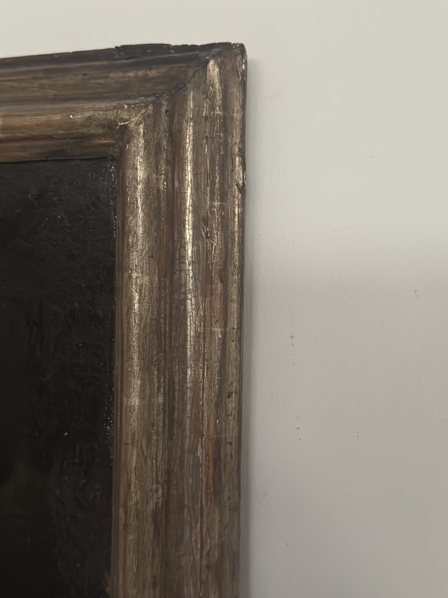 Oil On Canvas Child Jesus With Cross 17th Century Guido Reni (workshop)-photo-8