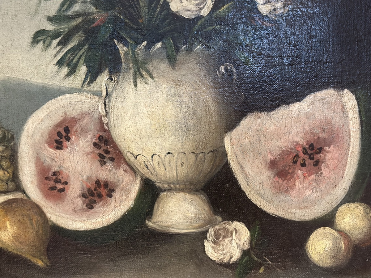 Oil On Canvas. Emilian School, Late 18th Century.-photo-3