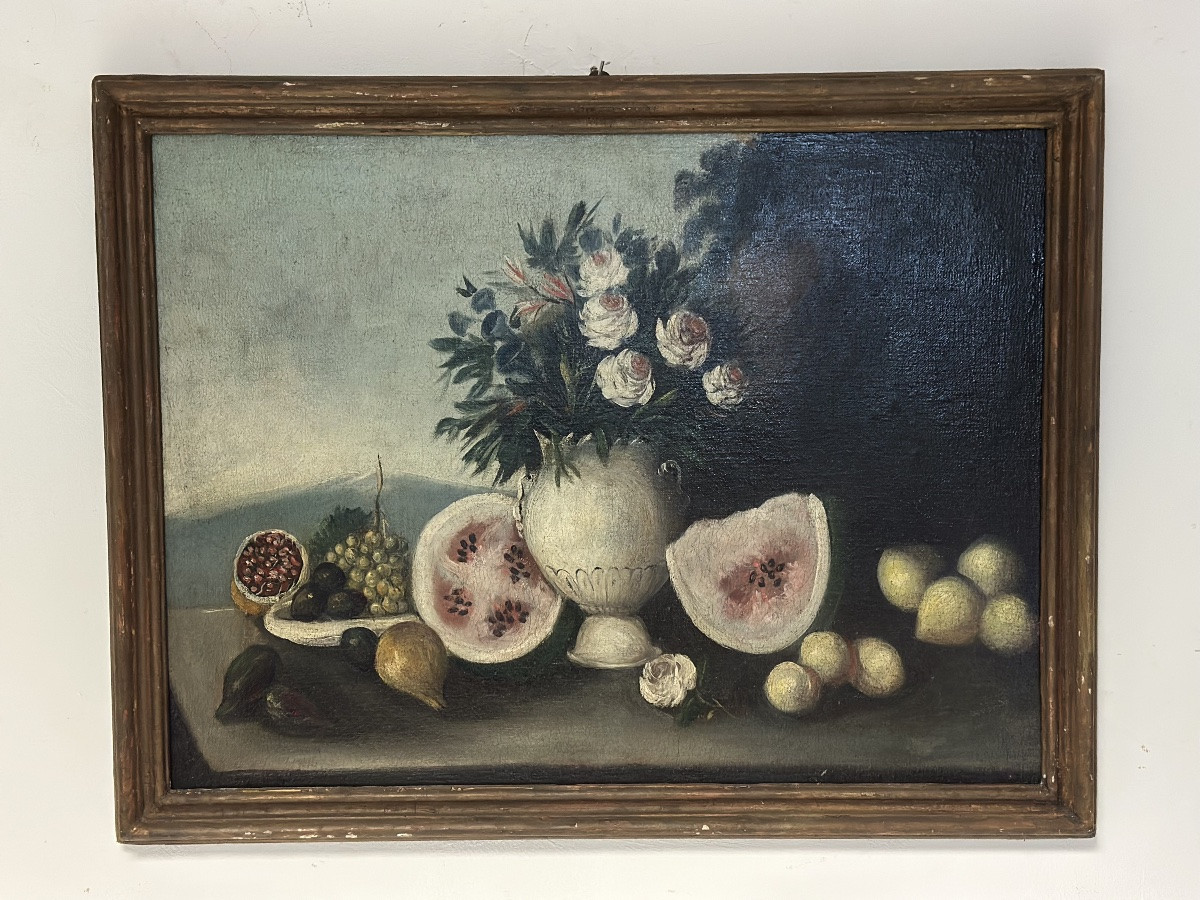 Oil On Canvas. Emilian School, Late 18th Century.-photo-2