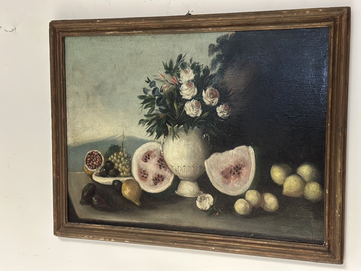 Oil On Canvas. Emilian School, Late 18th Century.-photo-8