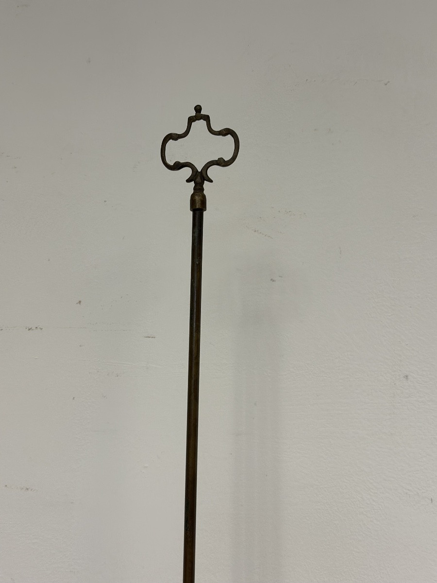 Pair Of Florentine Bronze Oil Lamps From The First Half Of The 18th Century-photo-4
