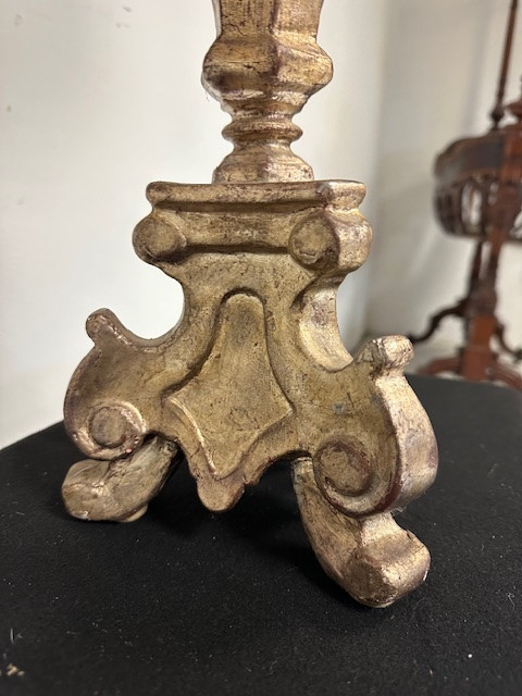 Chandelier Louis XV avec abat-jour. Lombardie, XVIIIe siècle. En état de fonctionnement.-photo-3