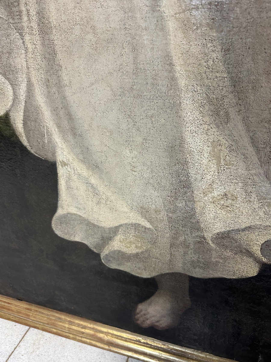 Sainte Barbe. Dosso Dossi (manière de), XVIIe siècle.-photo-5