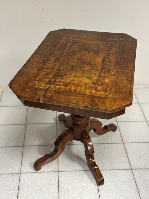 Inlaid Table. 19th Century Rolo.-photo-4