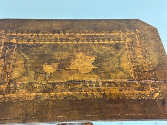 Inlaid Table. 19th Century Rolo.-photo-6