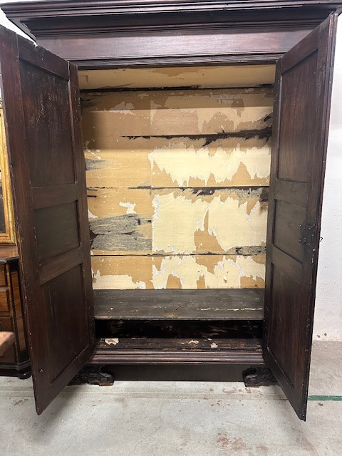 Armoire baroque lombarde de style Louis XIV, provenant de Brescia, XVIIe siècle-photo-5