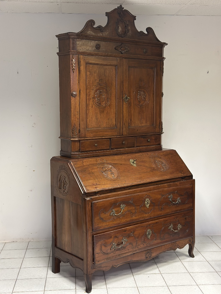 Trumeau aux noix. Emilie Parme Louis XV.-photo-2