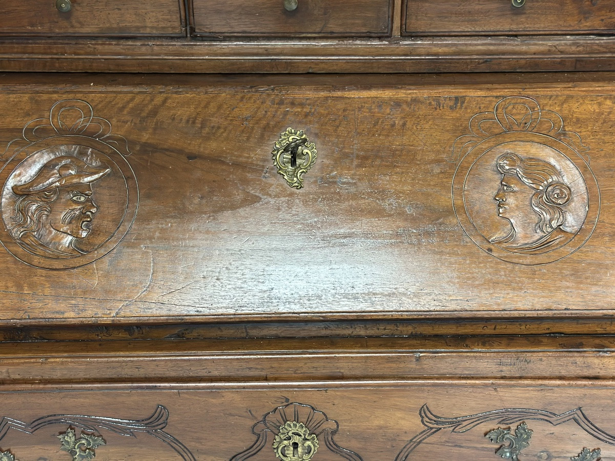 Trumeau aux noix. Emilie Parme Louis XV.-photo-6