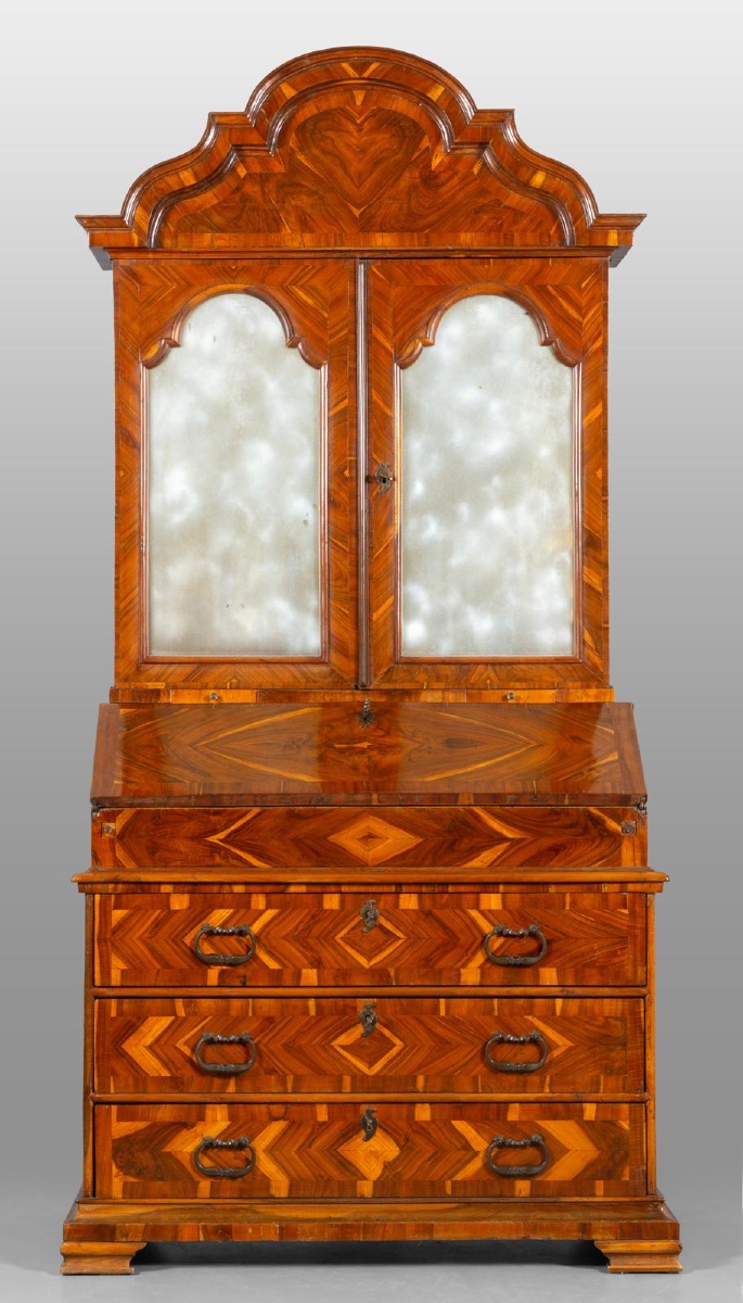 Trumeau plaqué de caroube. Venise, Louis XIV, début du XVIIIe siècle-photo-2