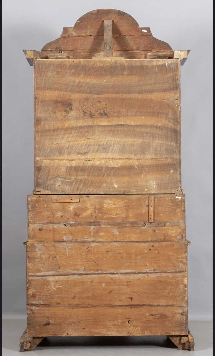 Trumeau plaqué de caroube. Venise, Louis XIV, début du XVIIIe siècle-photo-5