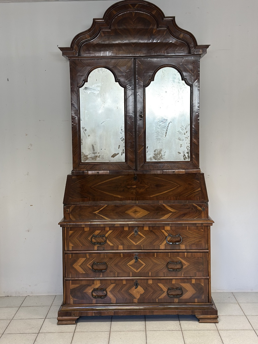 Trumeau plaqué de caroube. Venise, Louis XIV, début du XVIIIe siècle-photo-2