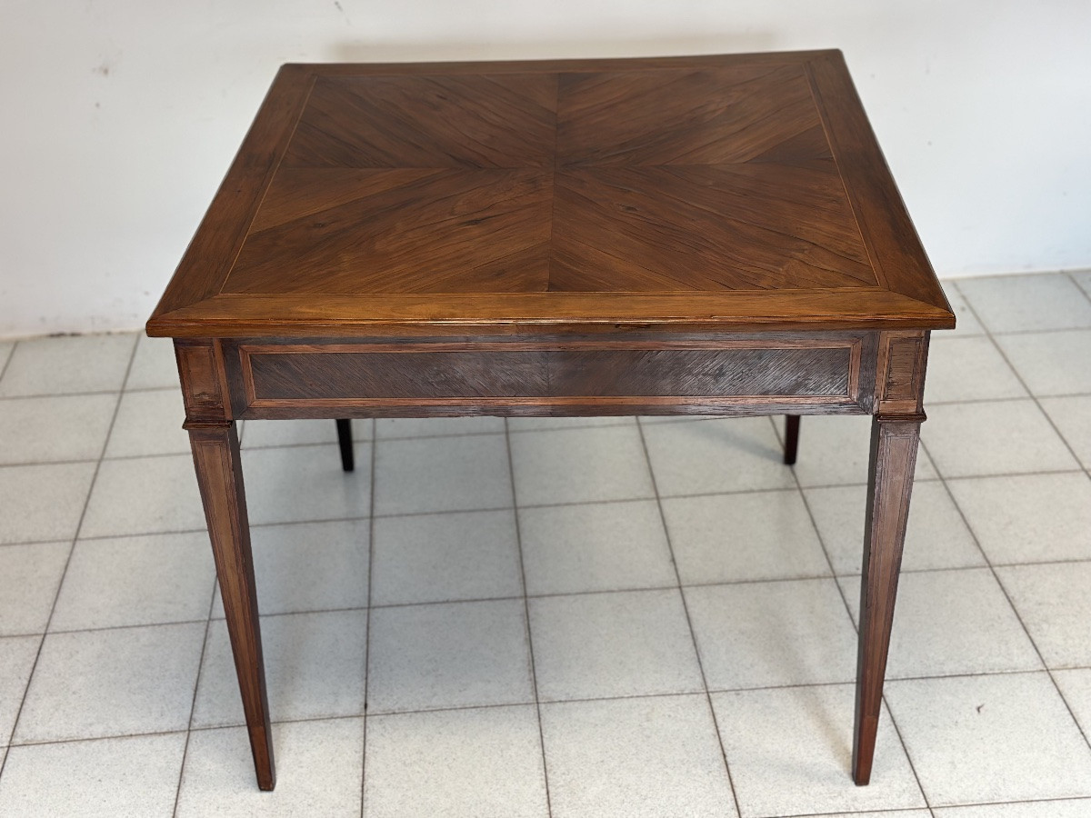 Table basse Louis XVI. XVIIIe siècle-photo-5