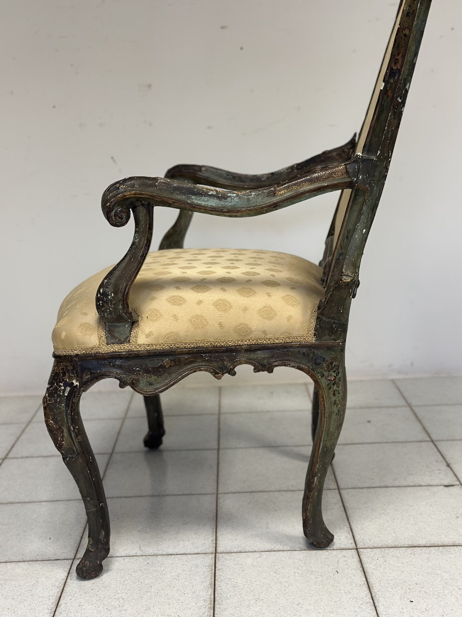 Fauteuil Louis XV de Venise, première moitié du XVIIIe siècle-photo-1