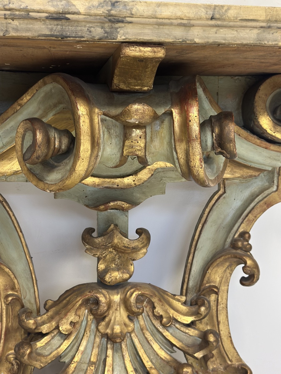 Console Louis XV. Émilie, XVIIIe siècle-photo-2