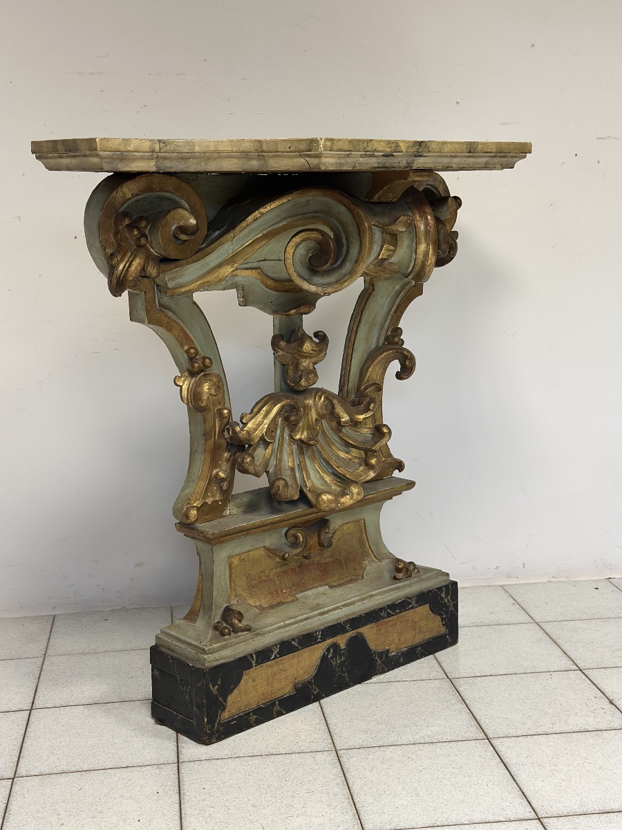 Console Louis XV. Émilie, XVIIIe siècle-photo-3
