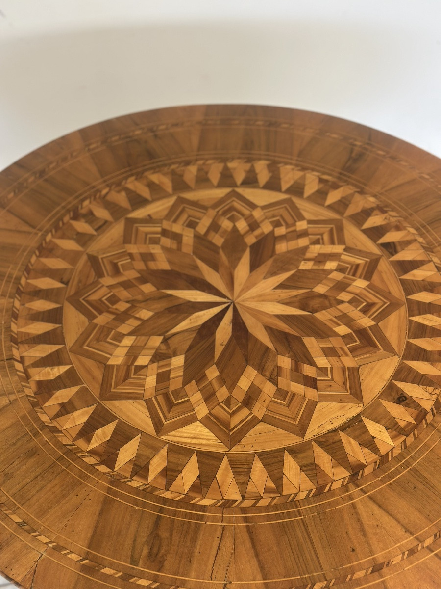 Inlaid Table. Rolo, Mid-19th Century-photo-7