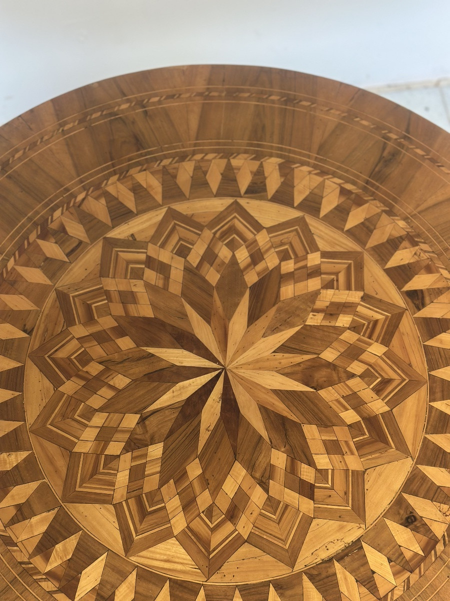 Inlaid Table. Rolo, Mid-19th Century-photo-8