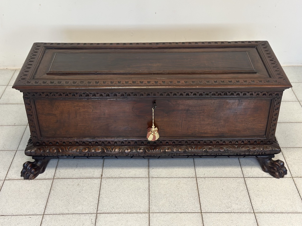 17th-century Wedding Chest From Emilia-tuscany-photo-4