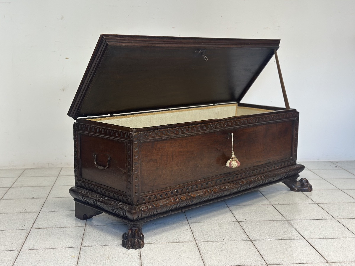17th-century Wedding Chest From Emilia-tuscany-photo-3