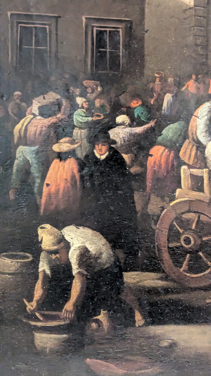 Paysage urbain italien animé, Thomas Wijk (« Tommaso Fiammingo », 1616–1677, entourage de). Hui-photo-3