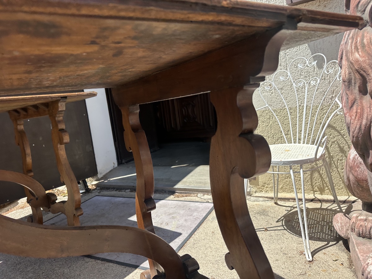 Pair Of Luigi XIV-style Emilia "lira" Tables, Late 17th Century, 600-photo-1