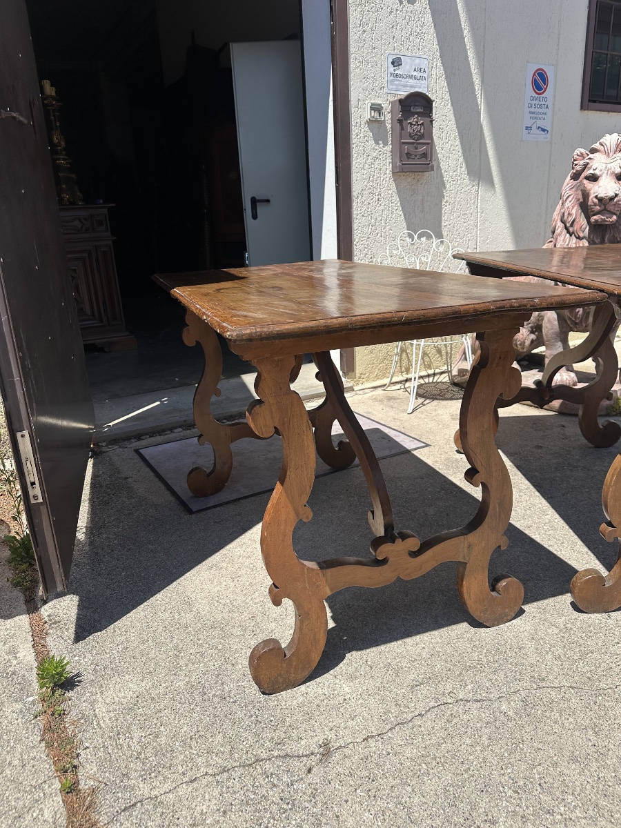 Pair Of Luigi XIV-style Emilia "lira" Tables, Late 17th Century, 600-photo-7