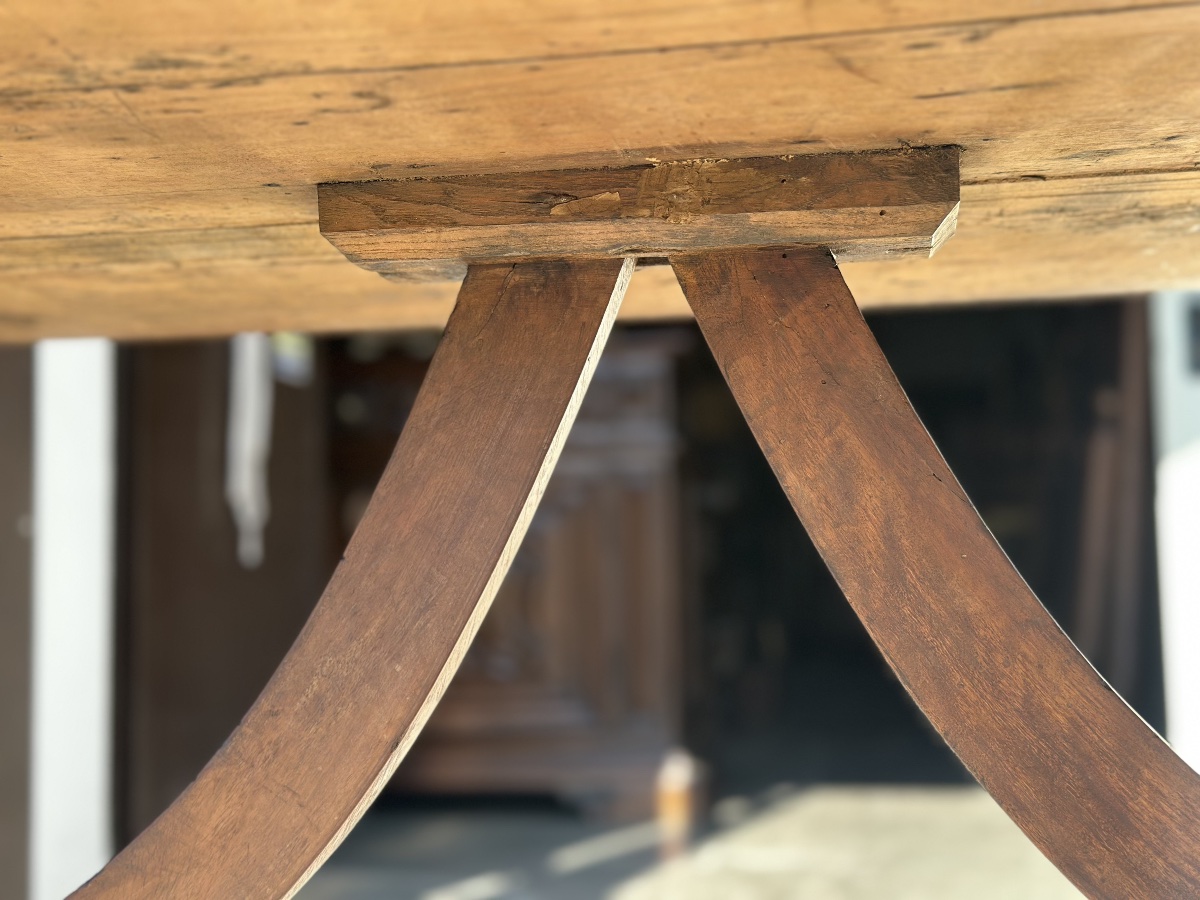 Louis XIV-style "fratino" L-shaped Table From Emilia, Late 17th Century, 600-photo-4