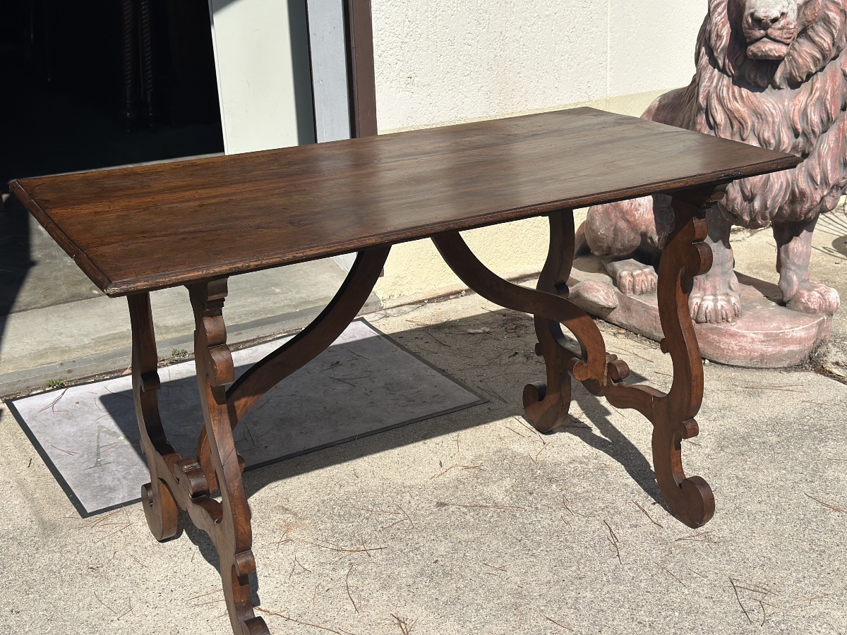 Louis XIV-style "fratino" L-shaped Table From Emilia, Late 17th Century, 600-photo-4