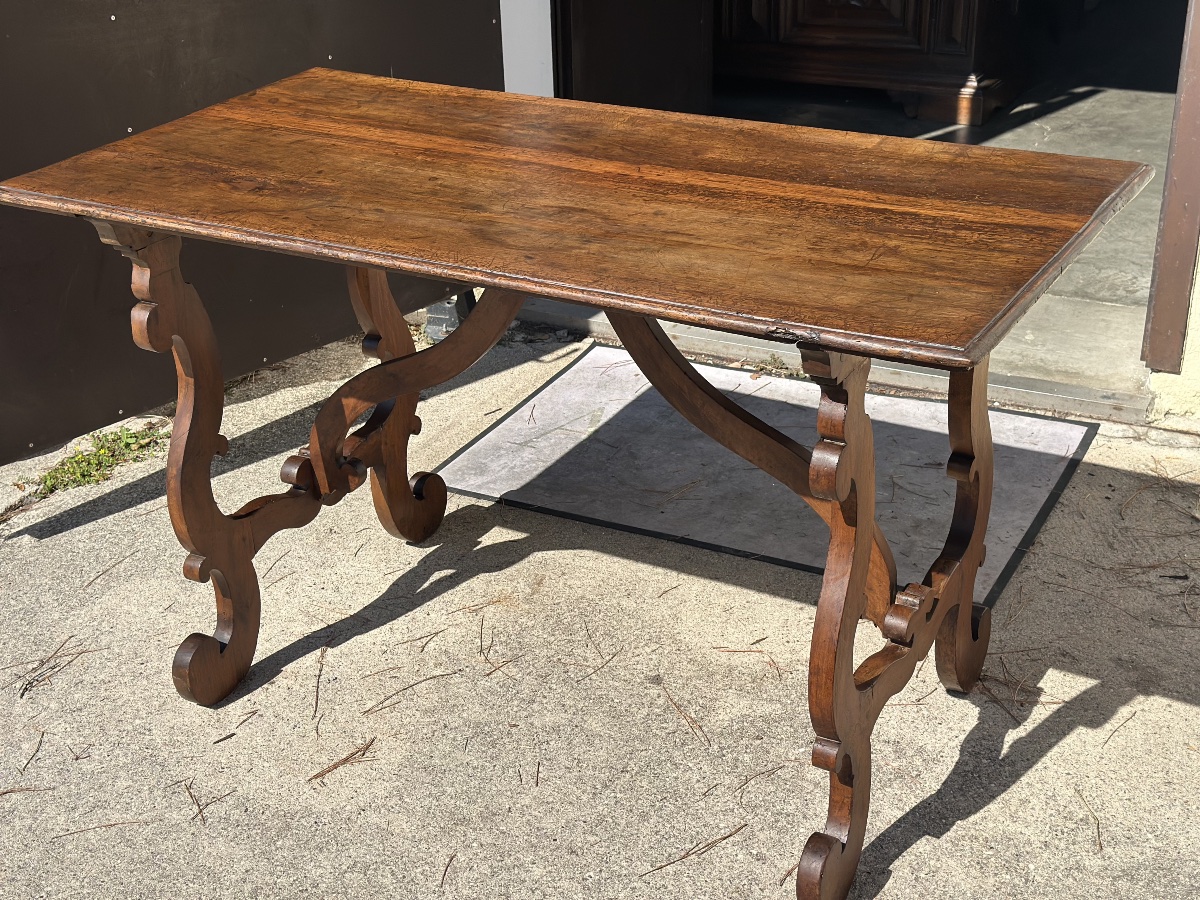 Louis XIV-style "fratino" L-shaped Table From Emilia, Late 17th Century, 600-photo-7