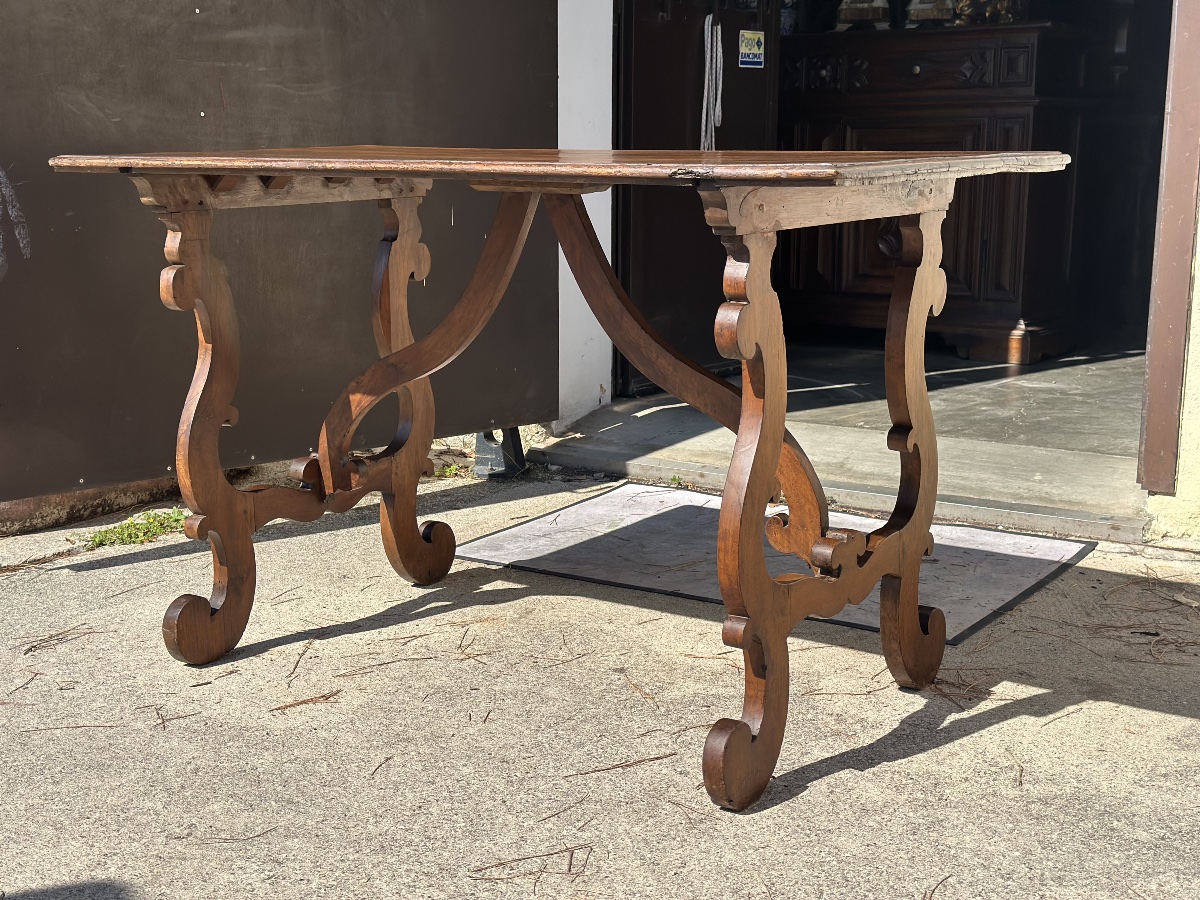 Louis XIV-style "fratino" L-shaped Table From Emilia, Late 17th Century, 600