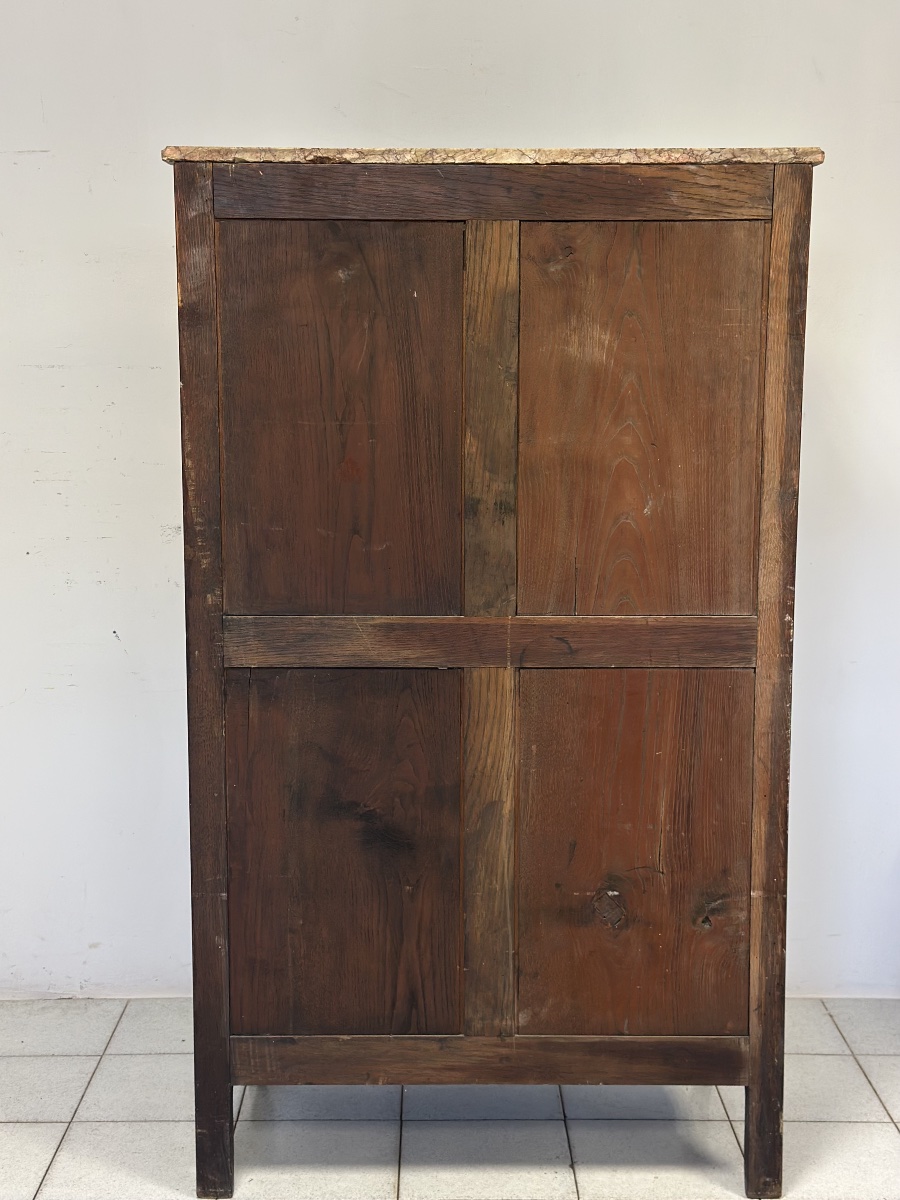 Napoleon III-style Seven-drawer Chest Of Drawers. Restored In The 1800s-photo-4