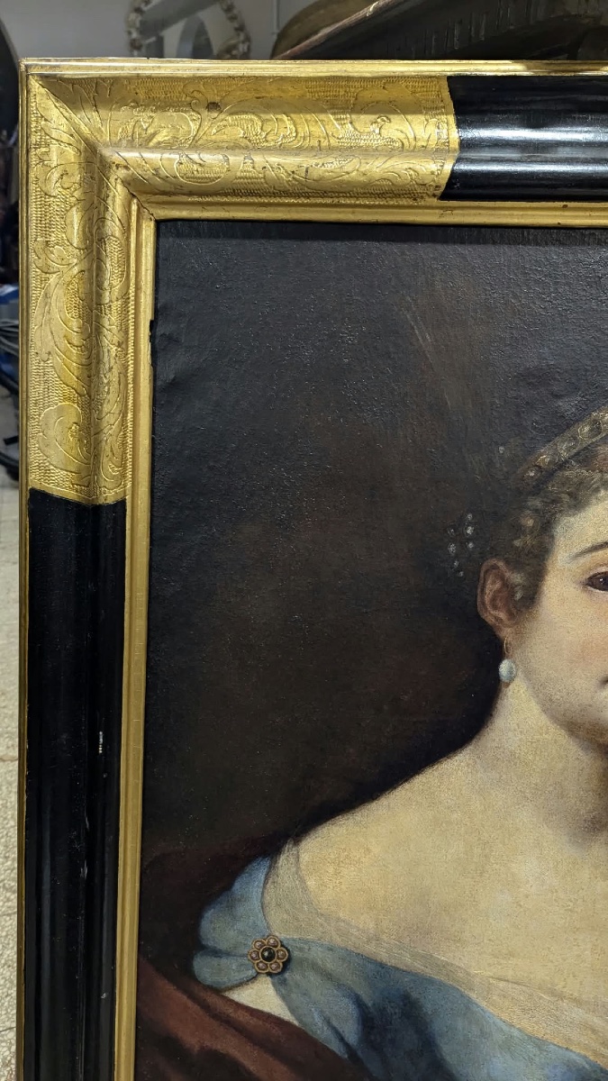 Sujet : Salomé avec la tête du Baptiste Auteur : Onorio Marinari (1627-1715) Technique et dimen-photo-2