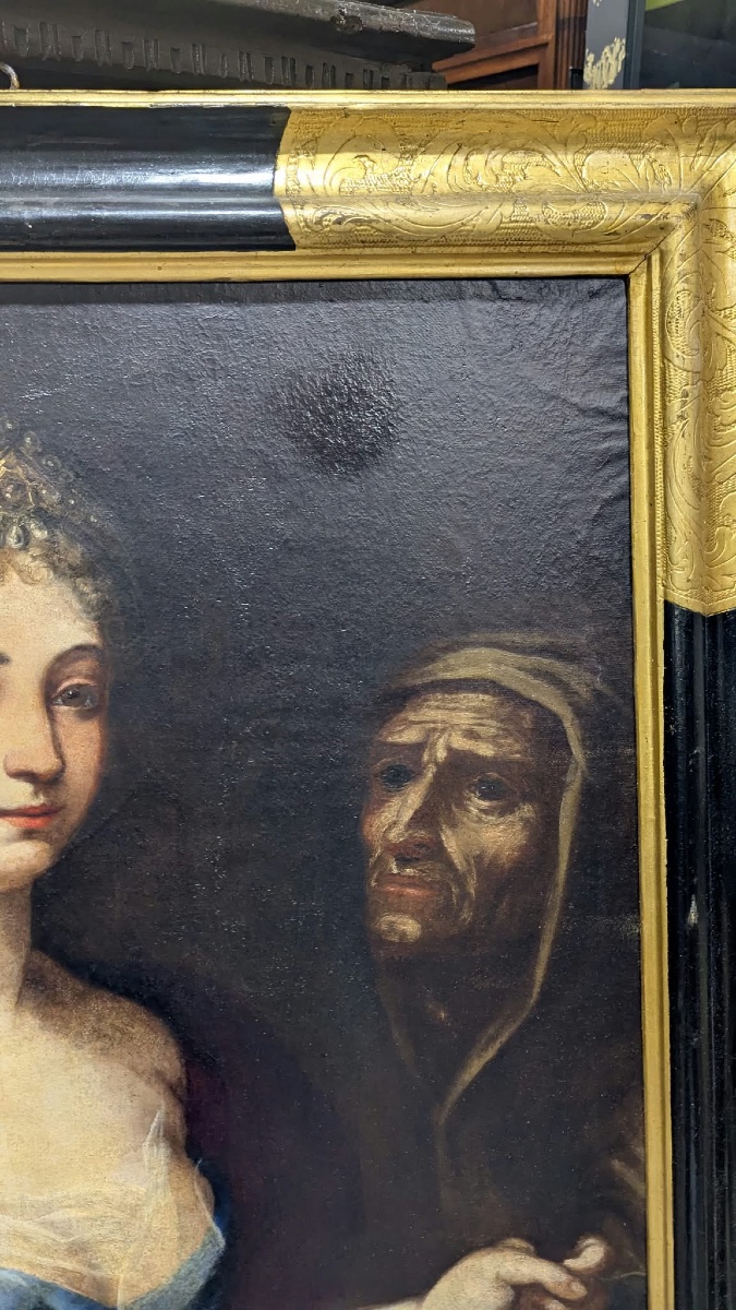 Sujet : Salomé avec la tête du Baptiste Auteur : Onorio Marinari (1627-1715) Technique et dimen-photo-3