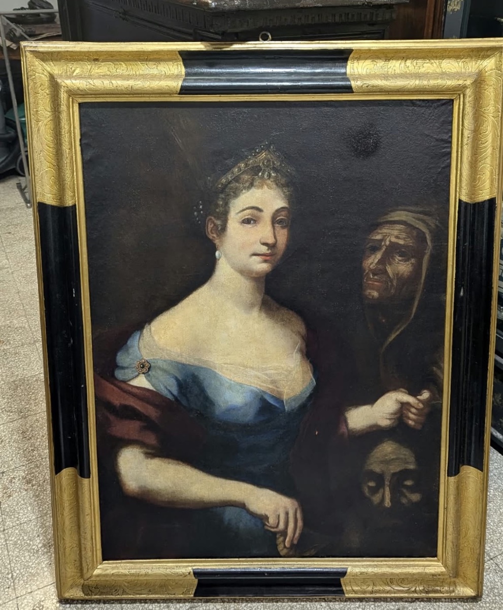 Sujet : Salomé avec la tête du Baptiste Auteur : Onorio Marinari (1627-1715) Technique et dimen-photo-4
