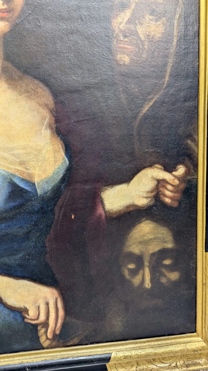 Sujet : Salomé avec la tête du Baptiste Auteur : Onorio Marinari (1627-1715) Technique et dimen-photo-5
