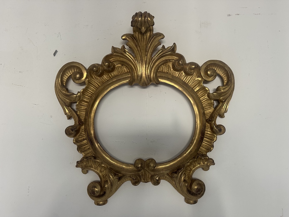TABLEAUX D'AUTEL (CARTAGLORIA) EN BOIS DORÉ - ÉPOQUE LOUIS-PHILIPPE (XIXE SIÈCLE)-photo-3