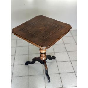 Rolo Inlaid Coffee Table, Mid-19th Century