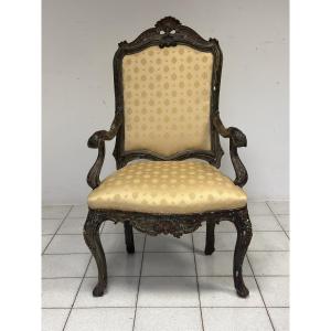 Louis XV Armchair, Venice, First Half Of The 18th Century