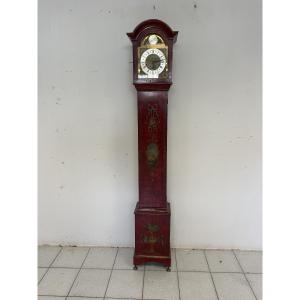 20th-century Painted Lacquered Pendulum Clock