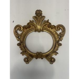 Cartagloria, Cantagloria In Gilded Wood - Luigi Filippo (19th Century)