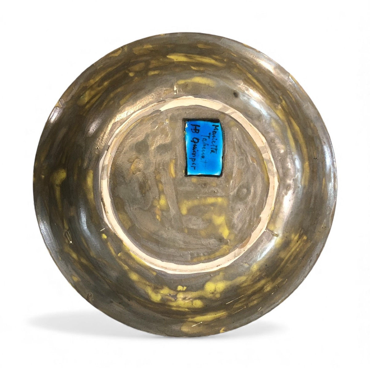 plat céramique Marietta taburet année 60-photo-2