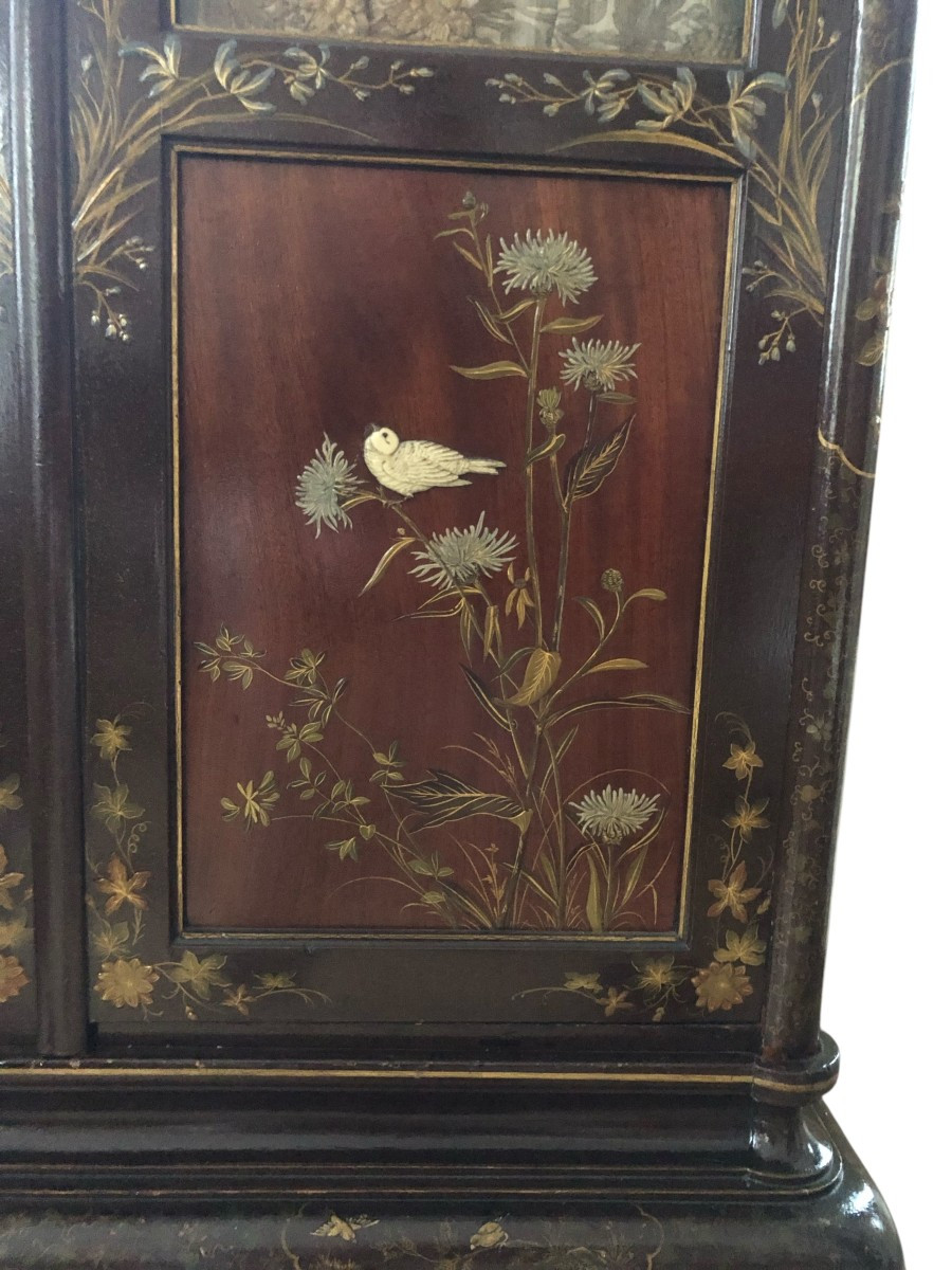 Vitrine chinoise ancienne laquée-photo-2